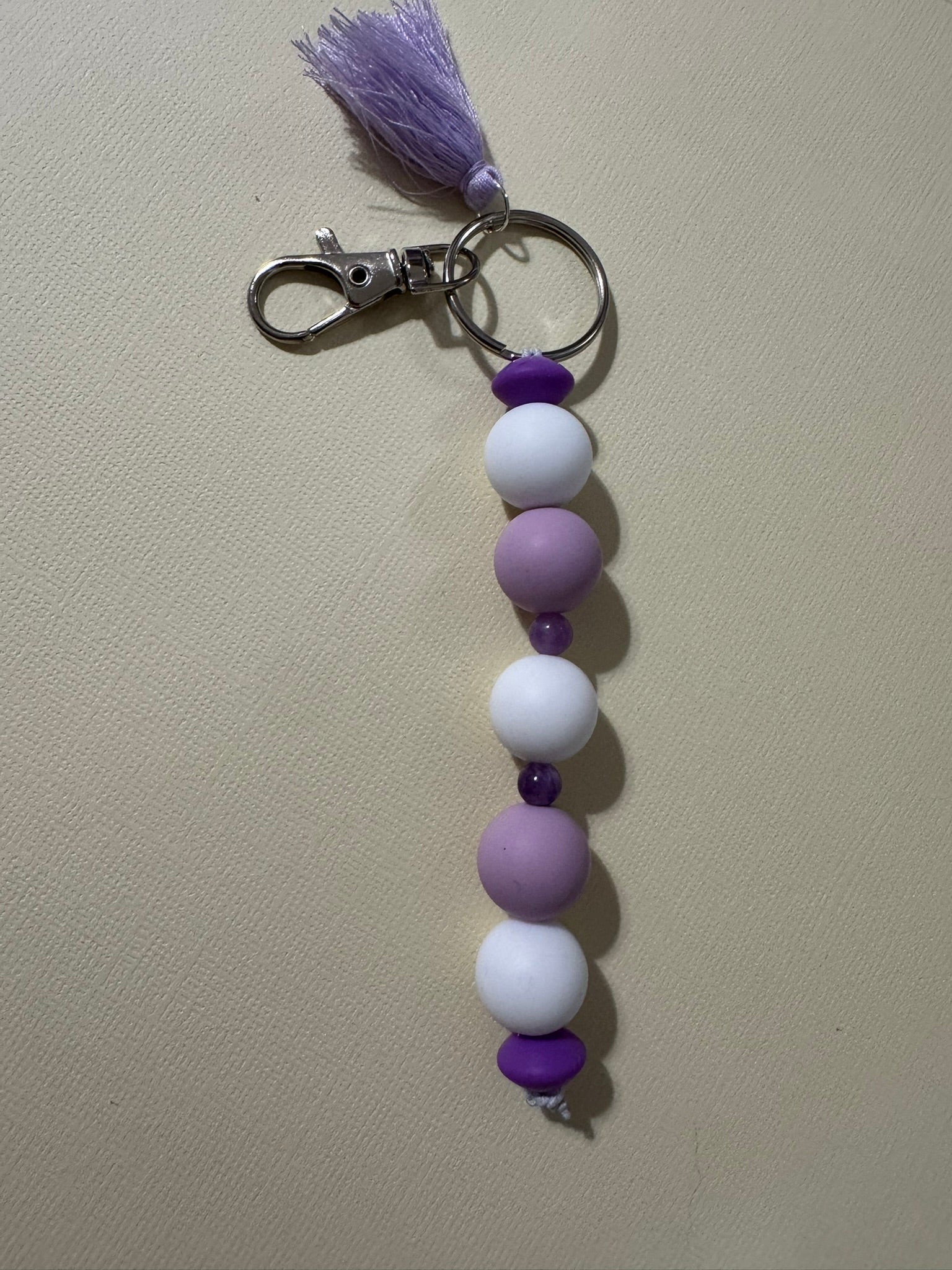 Beaded Keychain - Choose Your Color & Style