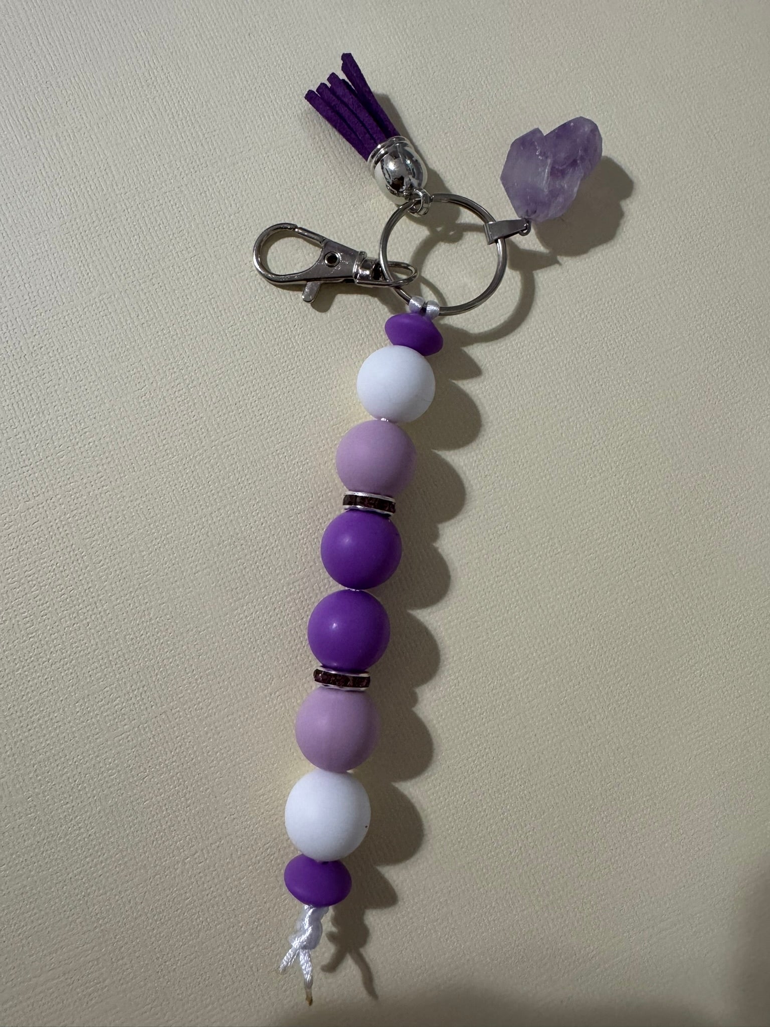 Beaded Keychain - Choose Your Color & Style