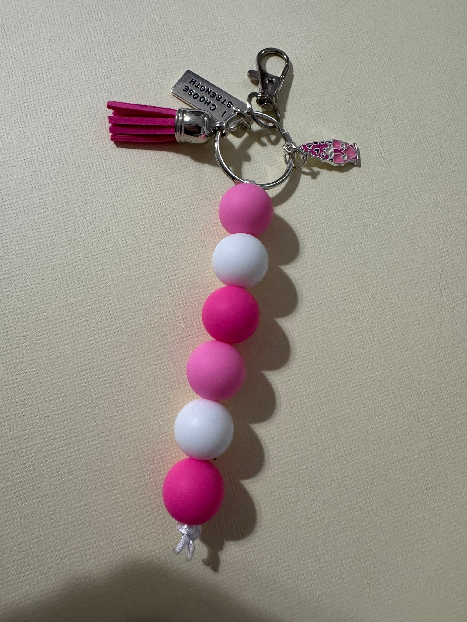 Beaded Keychain - Choose Your Color & Style